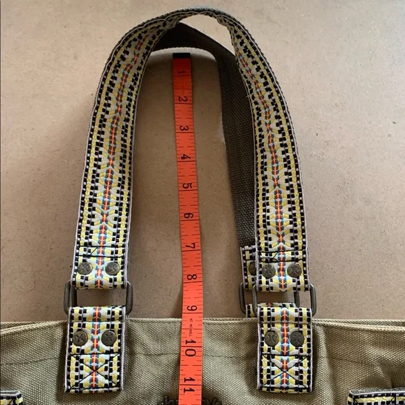 Hurley medium canvas tote with embroidered handles - Picture 14 of 14